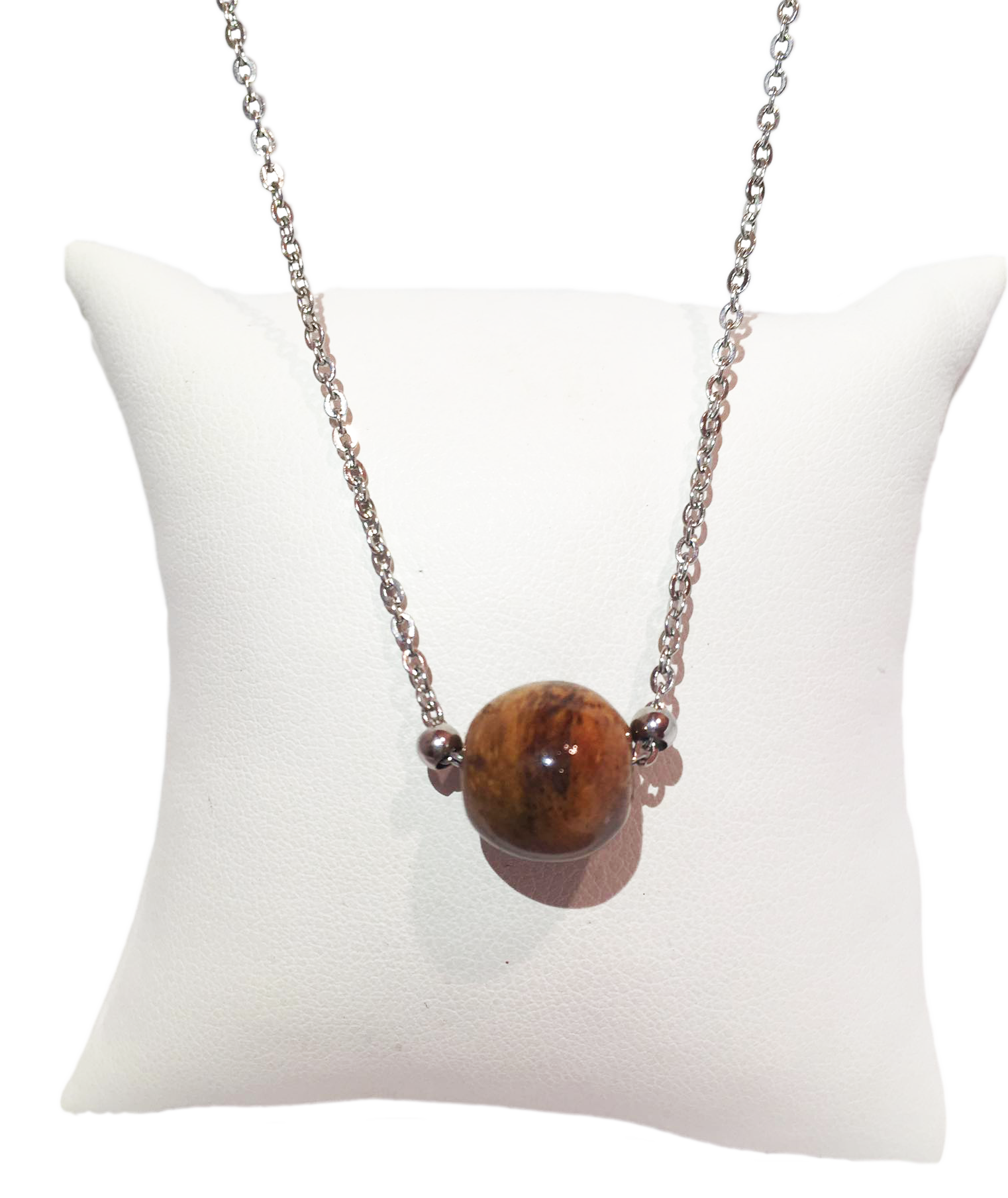 Pendentif perle en bois de tamarin