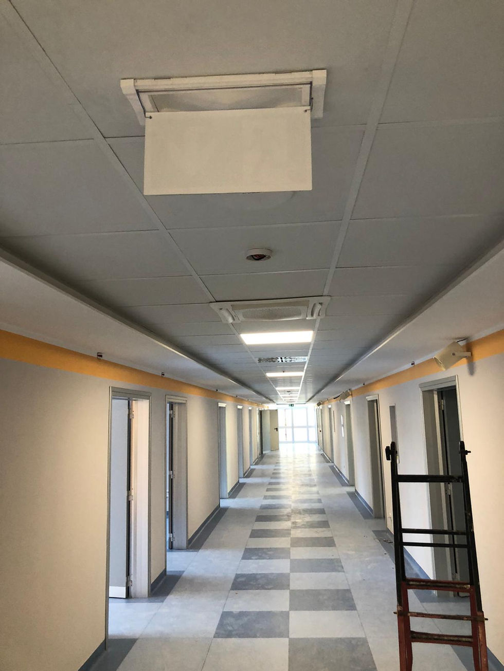 Controsoffitto in cartongesso - Ospedale Sant' Orsola (BO)