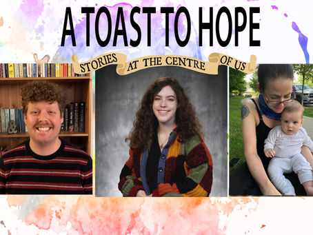 Adam Ells, Mackenzie Nolan, and Eve Morton featured in 'A TOAST TO HOPE.'
