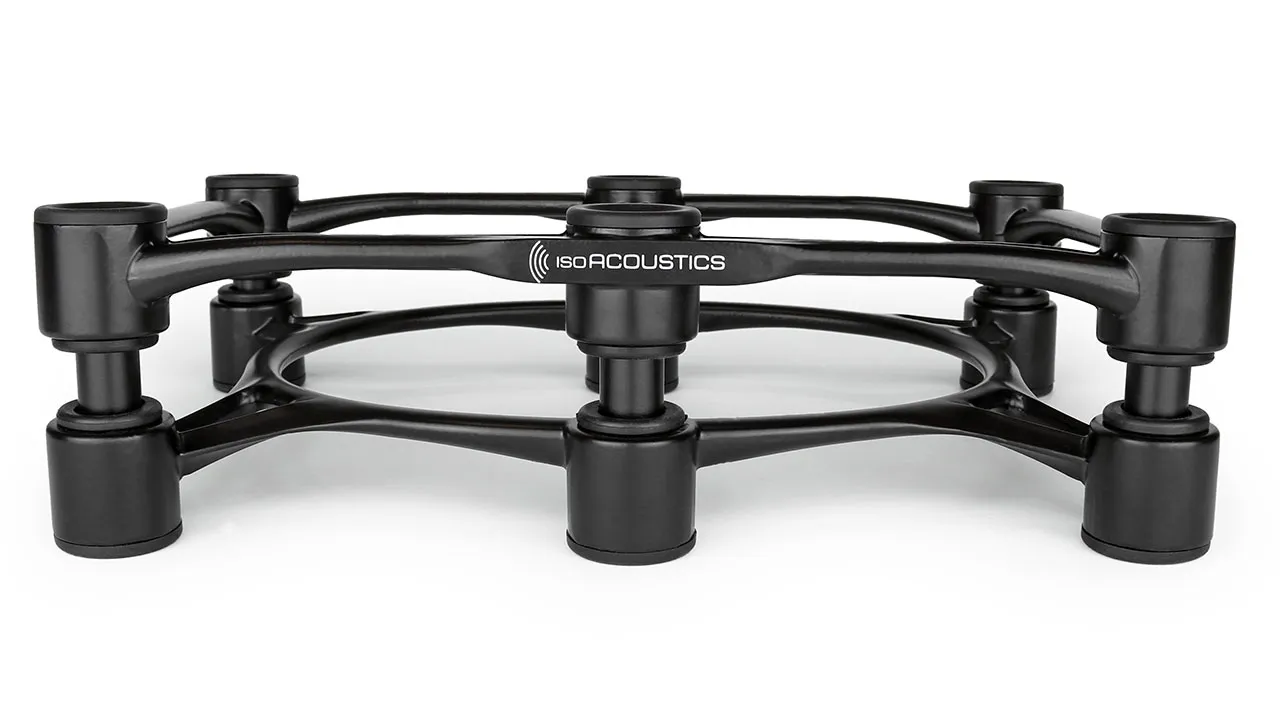 IsoAcoustics Aperta300 - https://www.astuteaudio.com/isoacoustics-isolators