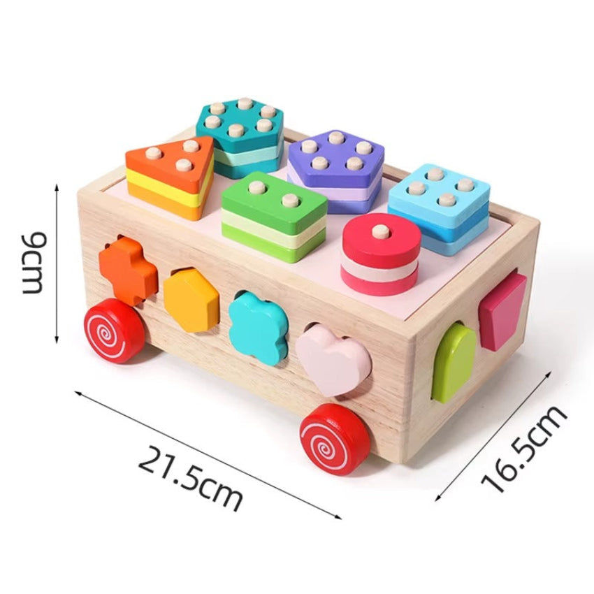 Miniature : jeux montessori cube formes mesures
