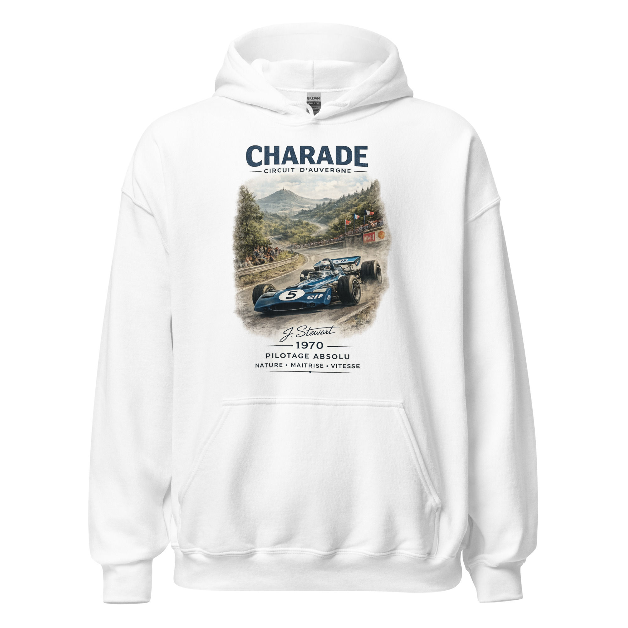 Sweat à capuche CHARADE 1970 – PILOTAGE ABSOLU