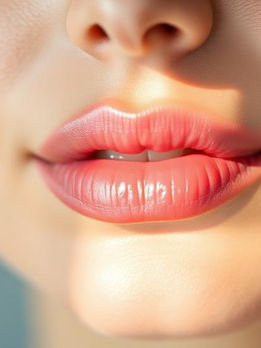 Image d'une bouche de femme montrant un Lip Lift