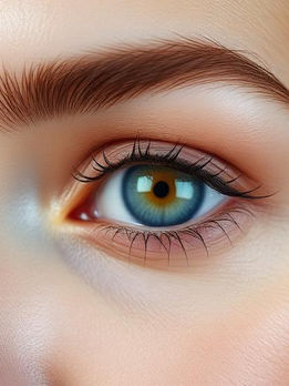 Image de femme montrant un Fox Eyes