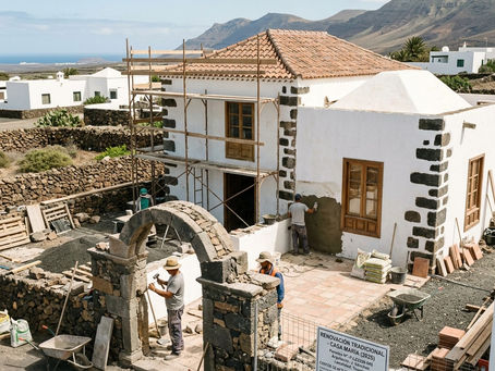Rénover une maison canarienne à Lanzarote : Permis, artisans et budget réel pour votre projet en 2026