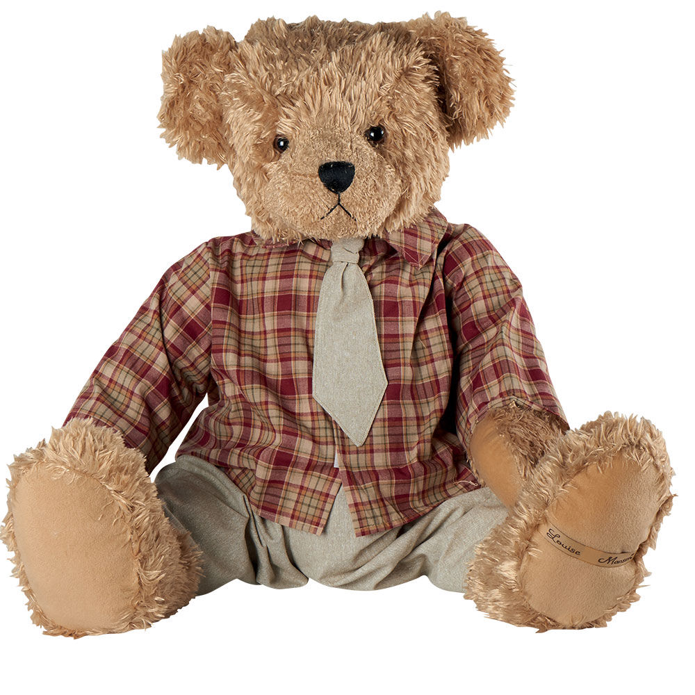 Peluche Ours Brun NAIL Louise Mansen 80 cm