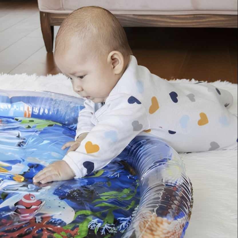 tapis éveil rond bébé enchanté