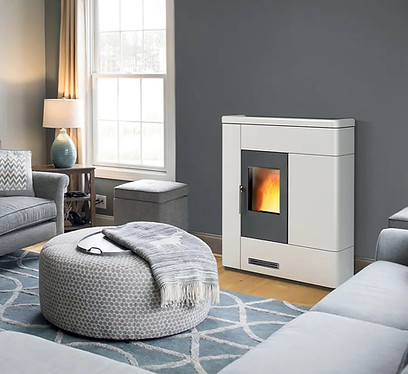 Poêle à granulés Piazzetta P136 blanc