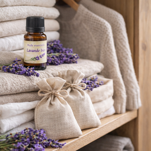 Lavande bio dans les placards et textiles : protéger naturellement sans saturer l’air intérieur