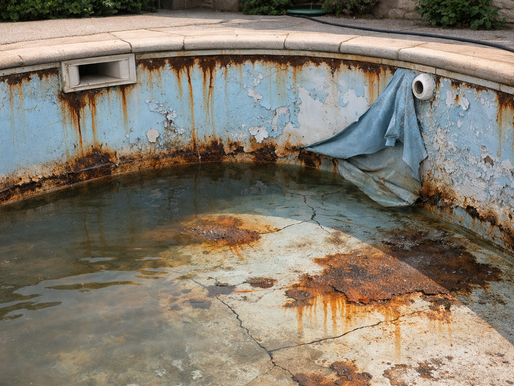 Piscine acier rouillée dans le Var : peut-on la rénover avec du polyester ?