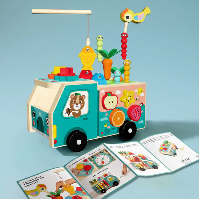 Miniature : jeux montessori camion ferme avec mode emploi