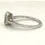 Thumbnail: Emerald & Diamond Halo Ring -18ct White Gold 2.7g size M -Uk Hallmark RRP £2295