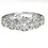Thumbnail: 0.71ct Natural Diamond & 18ct White Gold Eternity Ring 3.5g Size M RRP £2995