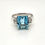 Thumbnail: 4.61ct Aquamarine & 0.16ct Diamond Platinum Ring
