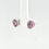 Thumbnail: Pink Sapphire & Diamond Earrings