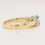 Thumbnail: 1.00ct Diamond 18ct Yellow Gold Trilogy Ring 4g size K - RRP £3495