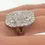 Thumbnail: 2.60ct Natural Diamond & 9ct White Gold Dress Ring 10g Size N RRP £4750