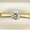 Thumbnail: 0.44ct Natural Diamond Solitaire Ring 18ct Gold 2.7g Size M1/2 RRP £ 2295