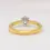 Thumbnail: 0.50ct Diamond 18ct Yellow Gold Diamond Solitaire Ring 3.7g size L - RRP £2695