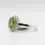 Thumbnail: 2.05ct Peridot & 0.35ct Diamond Halo Ring Size M 1/2 RRP £1895 5.4g