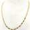 Thumbnail: Solid 9ct Gold 3.4mm Fancy Figaro Chain 20inch 8.1g U.K