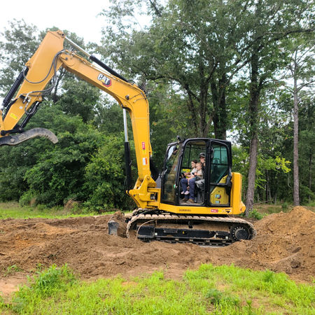 Hill excavation
Land leveling