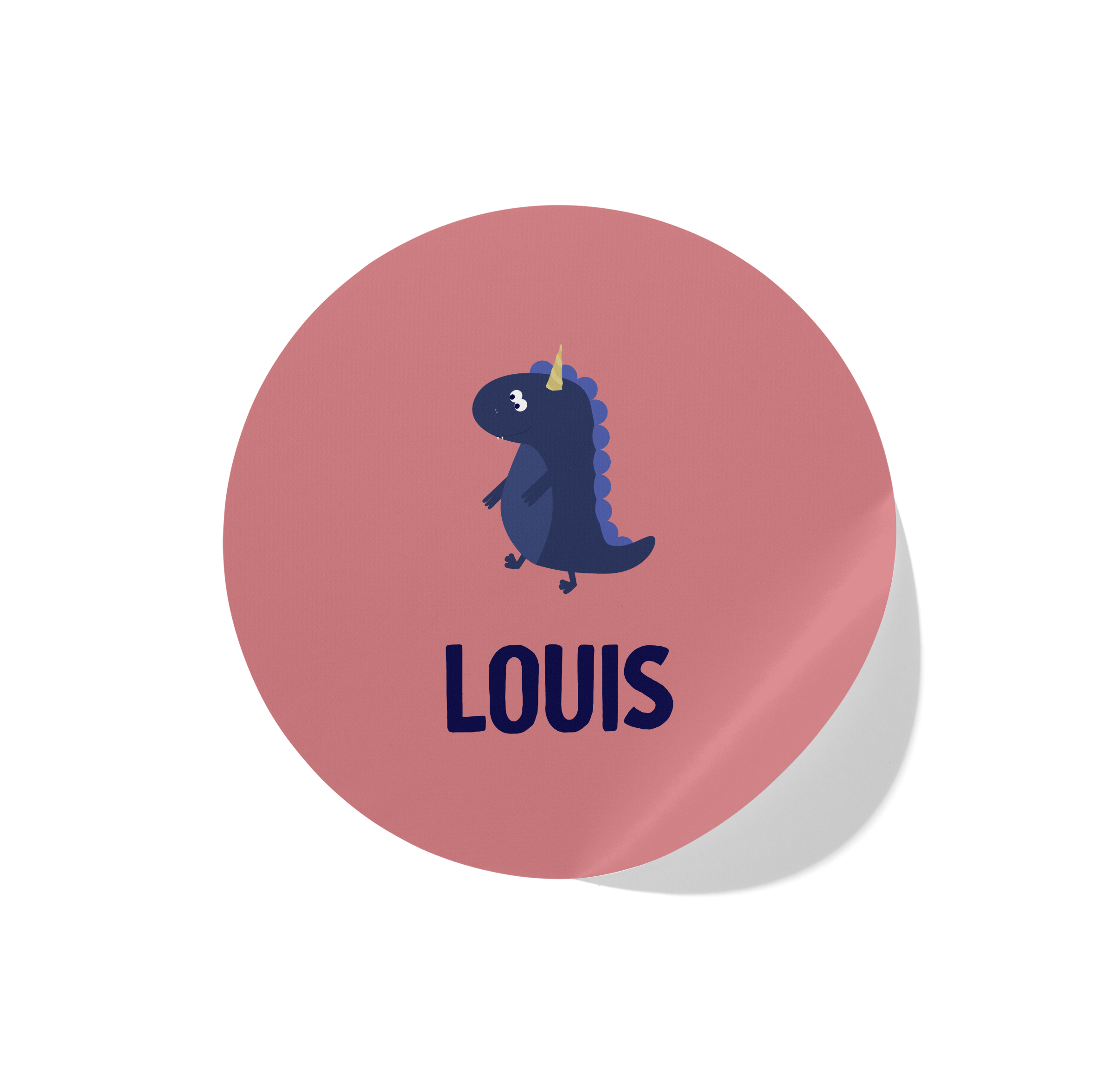 Mini Dino Brick Sticker