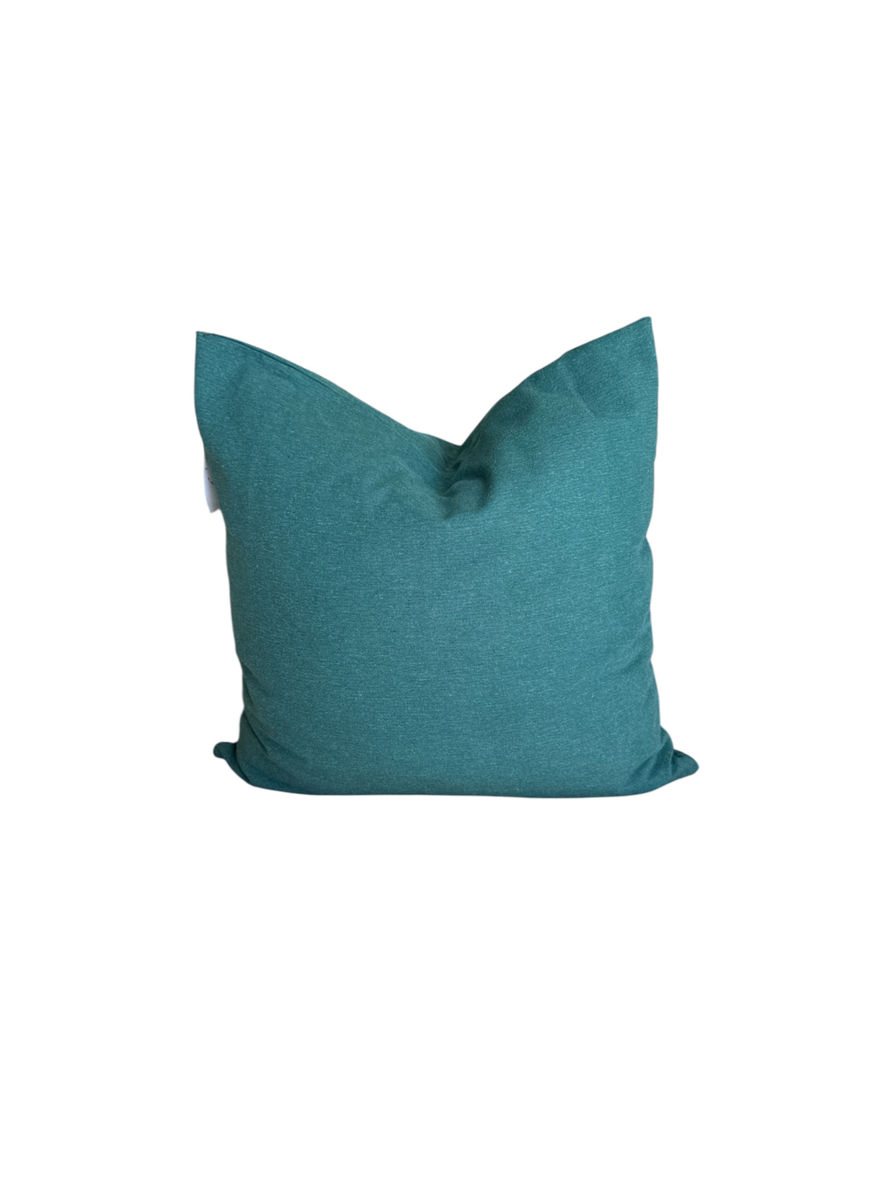 Teal plain- cotton/linen