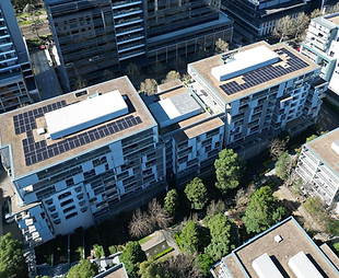 Residential Solar Panel Installation: Rhodes Apartments, Sydney NSW - 74.82kW System
