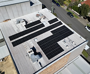 Commercial Solar Panel Installation: Living Edge Furniture Rental - 33.2kW System