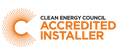 Clean Energy Council Accredited installer 