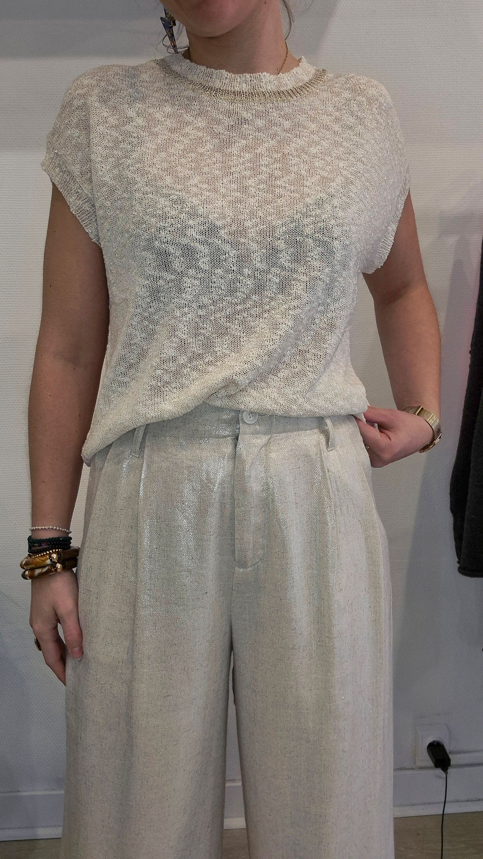 Miniature : pantalon See U Soon porté look cérémonie chic