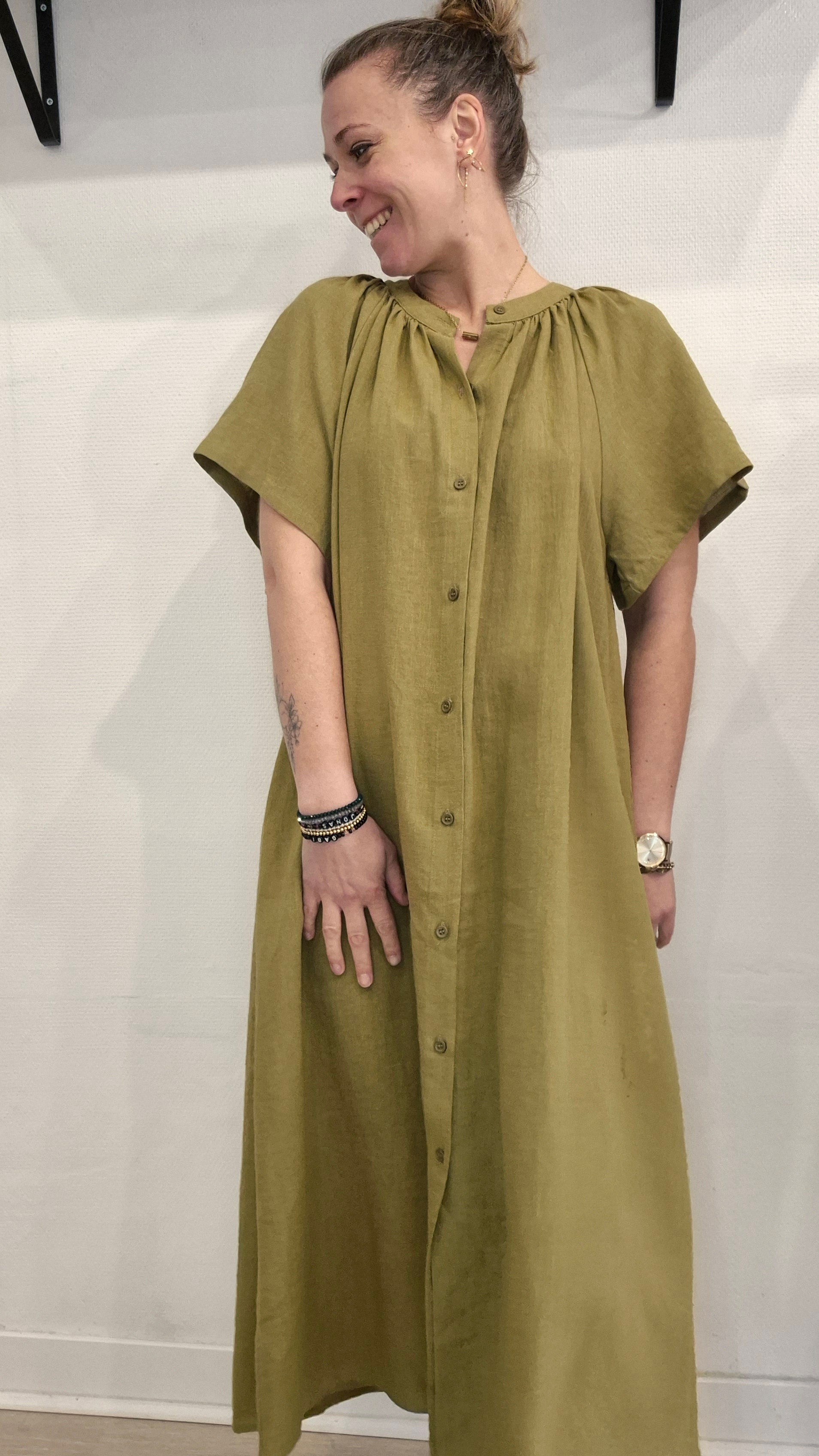 robe GALA kaki See U Soon boutonnée