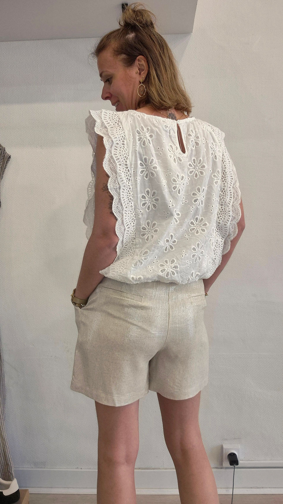 Miniature : vue de dos top See U Soon look féminin estival