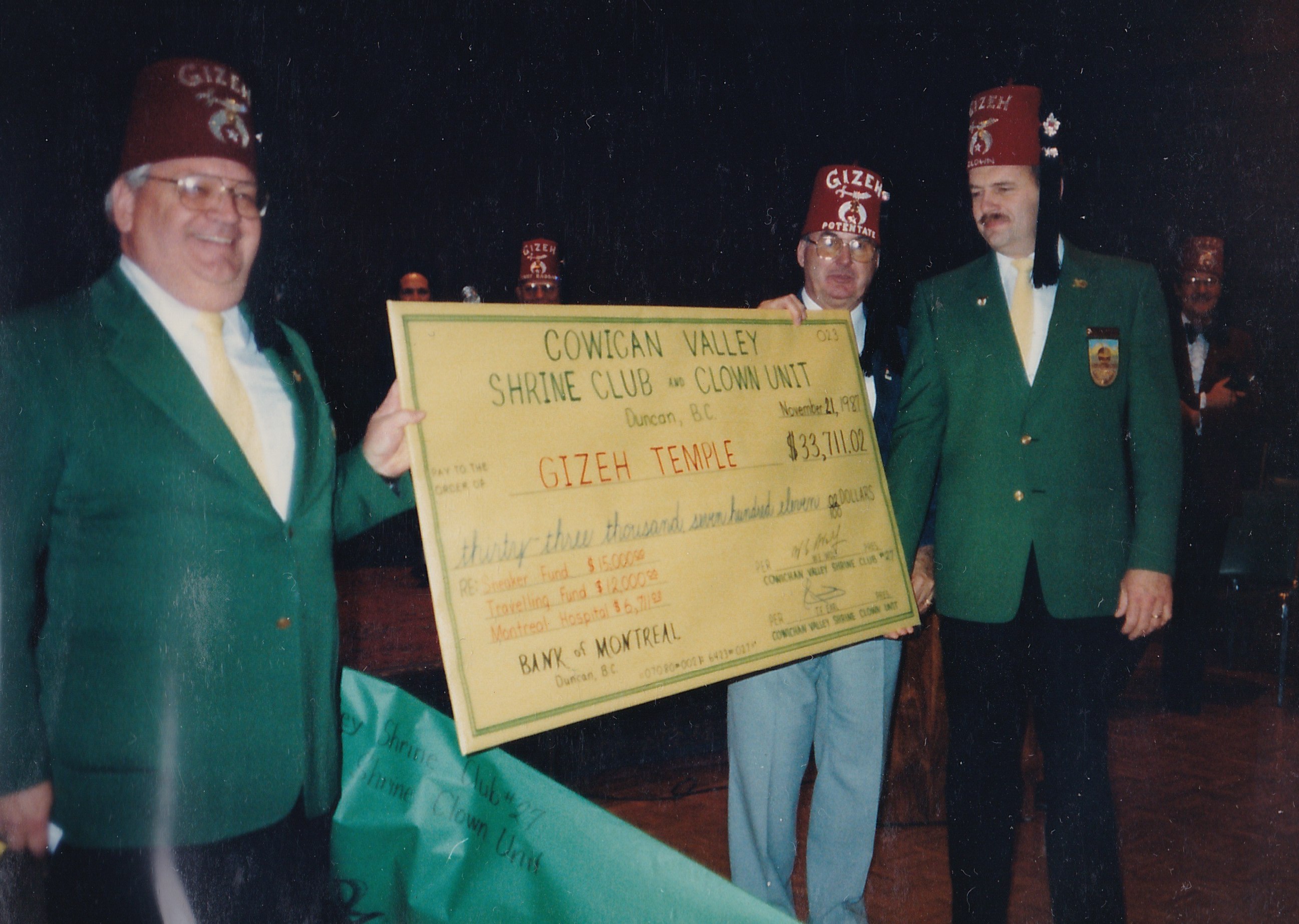 Gizeh Check presentation 1987