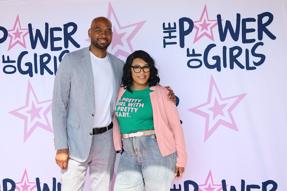 Josh Powell, Author & Retired NBA Player and Tiffani Michele, B2BPMG Creative Director