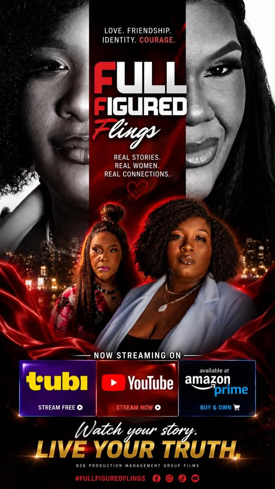 Full-Figured Flings — The Only Film of Its Kind Hits Tubi, Bringing Authentic Plus-Size Representation to Screens Everywhere