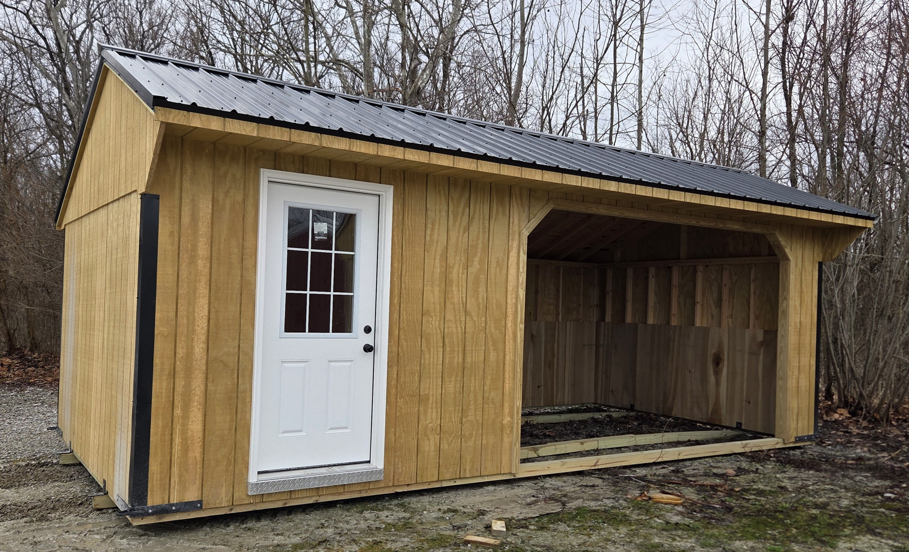 12 X 24 Run In Shed  Tack Room