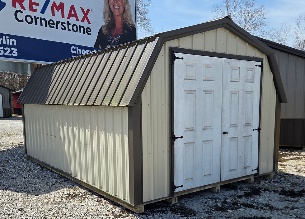 Thumbnail: USED 10 x 16 Metal Economy Barn