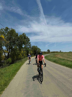 cycing outdoors in sunshine