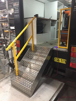 Stair access at rear