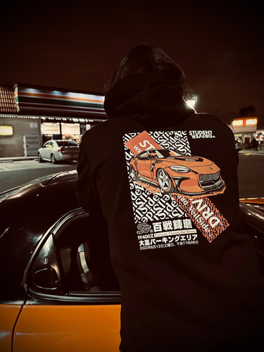 Undermycar】BEHIND VEILS SILENT SAINTS VINTAGE ZIPPED HOODIE SBR Zip Hoodie - Santa Barbara Records