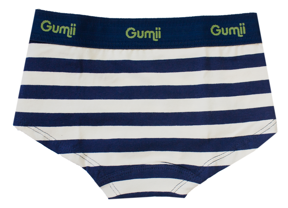 Miniatura: Cueca Slip Listra/Azul 02un