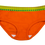Miniatura: Calcinha Bikini Laranja/Verde 02un