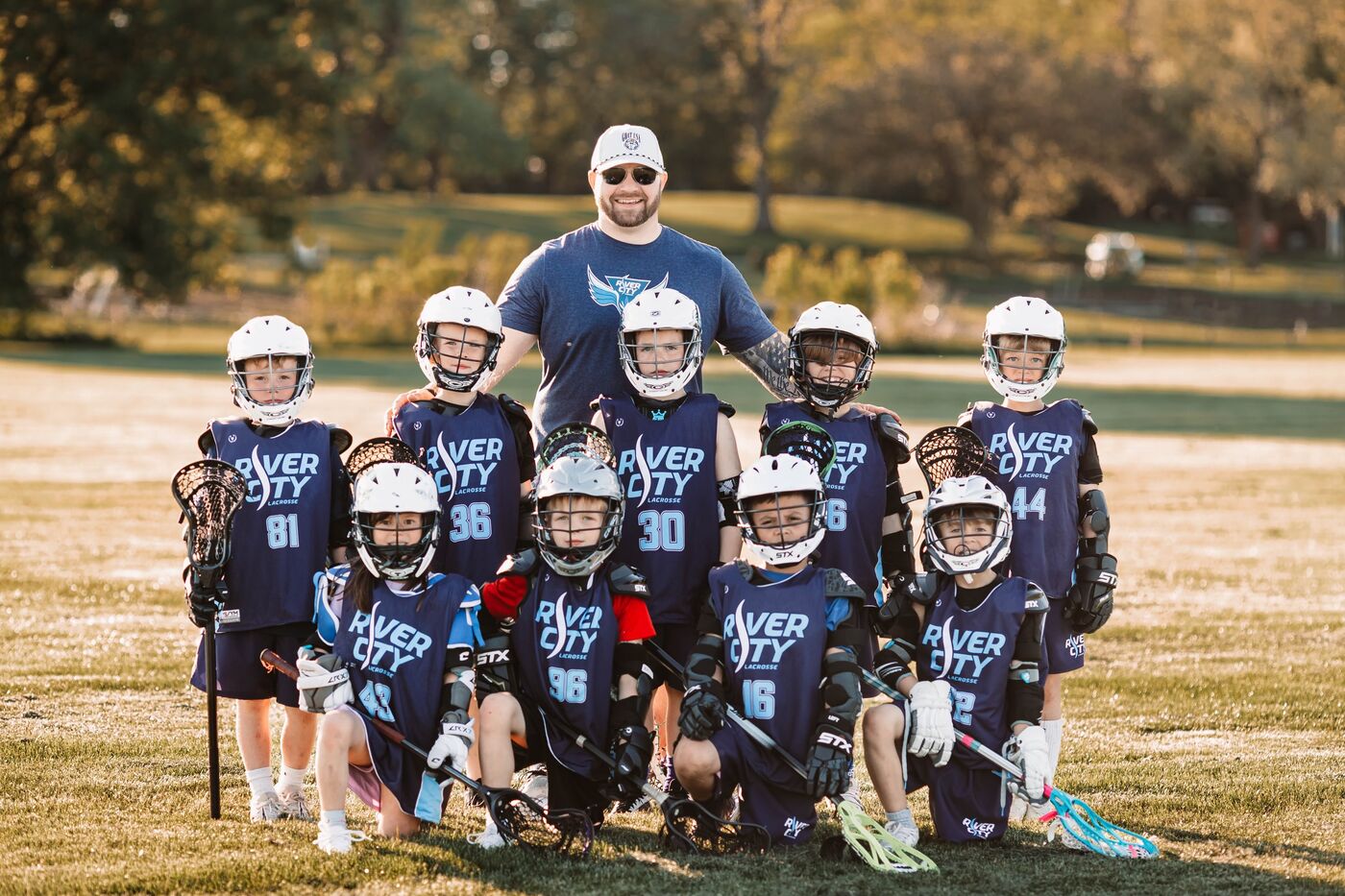 River City U8 team in club uniforms