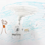 'Lexy' by Ermioni K (Prep to Level 3), an artwork entered in the 2025 'Mythical Monsters' themed Golden Fleece Competition, run by the Hellenic Museum Argonauts Club