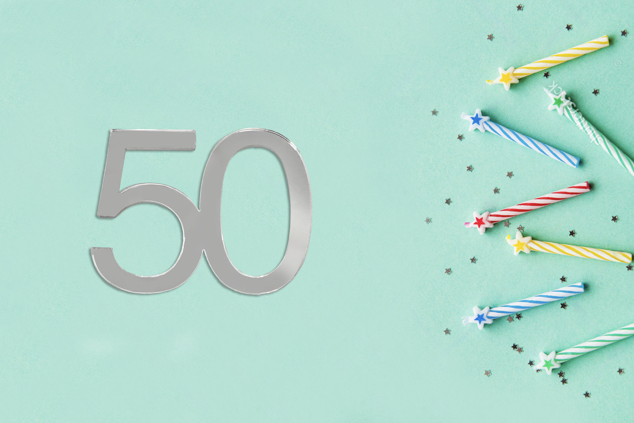 Acrylic Number Cake Fropper (Block)