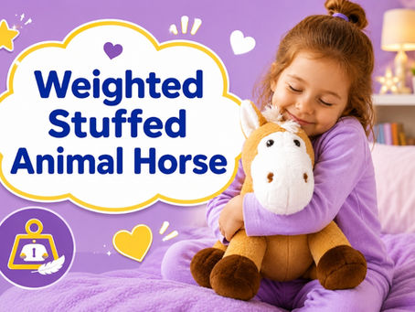 Weighted Stuffed Animal Horse: A Comforting Toy Kids Will Love