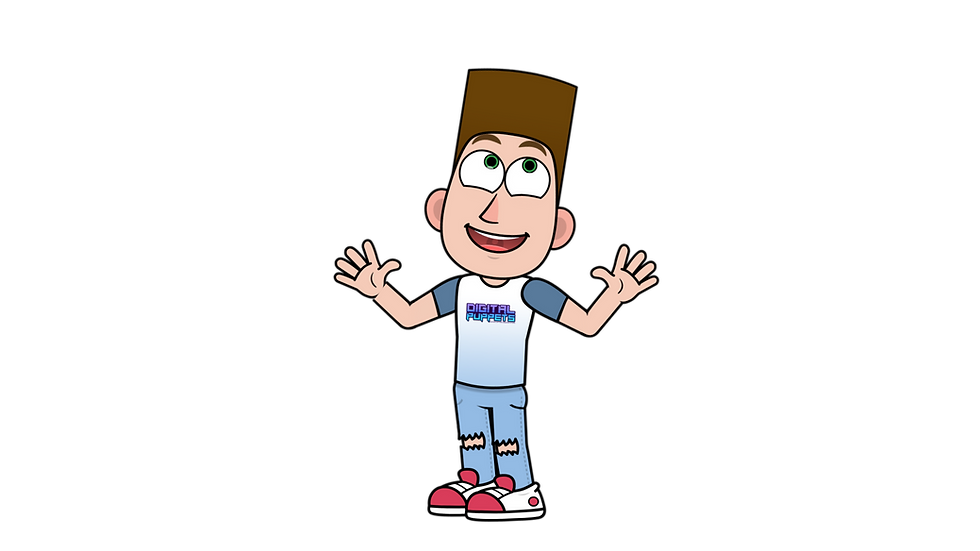 Hair collection for our editable Template Puppet