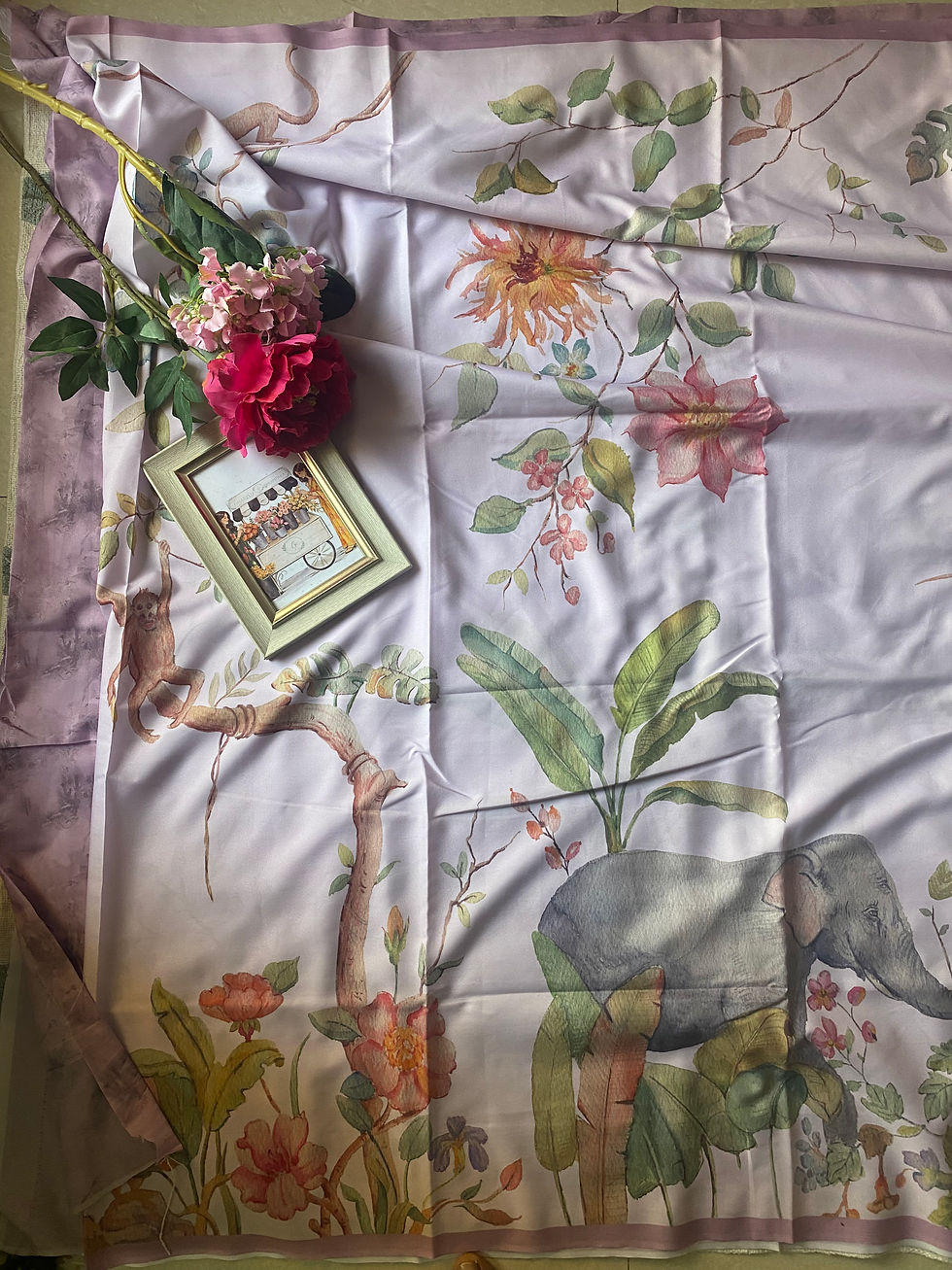 Thumbnail: Banana Forest Saree